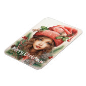 Magnet Flexible Fille de Noël Custom 3 de 25 (Côté Gauche)