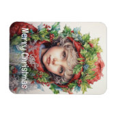 Magnet Flexible Fille de Noël Custom 4 de 25 (Horizontal)