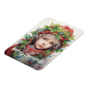 Magnet Flexible Fille de Noël Custom 4 de 25 (Côté Gauche)