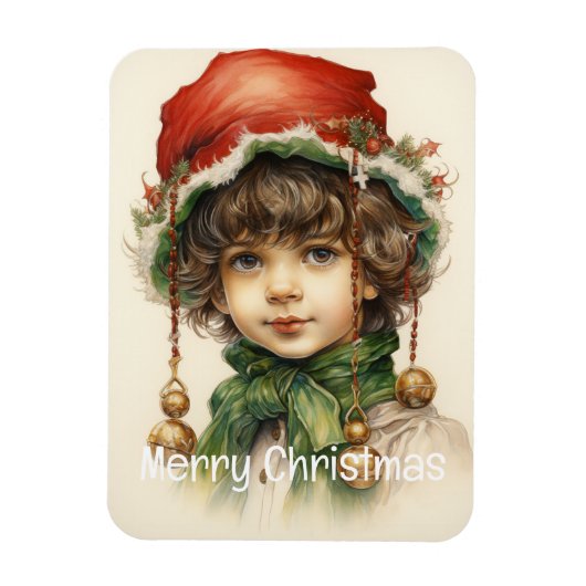 Magnet Flexible Fille de Noël Custom 6 sur 25 (Vertical)