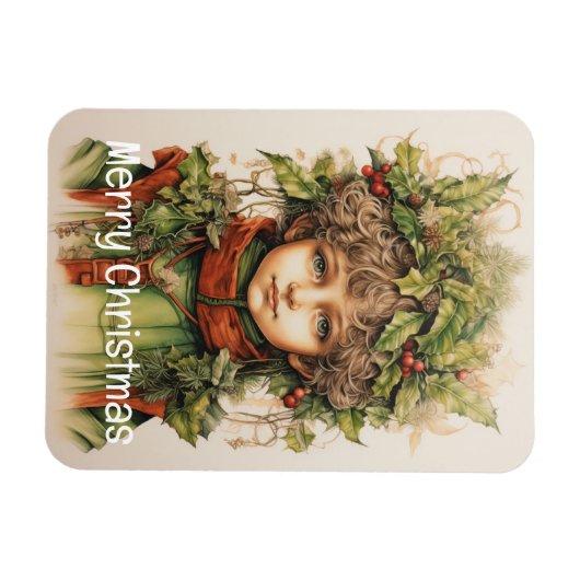 Magnet Flexible Fille de Noël Custom 8 de 25 (Horizontal)