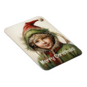 Magnet Flexible Fille de Noël Custom 9 de 25 (Côté Droit)