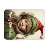 Magnet Flexible Fille de Noël Custom 9 de 25 (Horizontal)