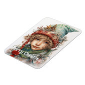 Magnet Flexible Fille de Noël Personnalisée 7 sur 25 (Côté Gauche)