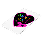 Magnet Flexible Fille de Papa Tee - shirts, Casquettes, Mugs, Bout (Côté Gauche)