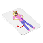 Magnet Flexible fille diable (Côté Droit)