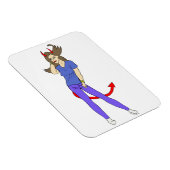 Magnet Flexible fille diable (Côté Droit)
