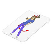 Magnet Flexible fille diable (Côté Gauche)