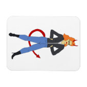 Magnet Flexible fille diable (Horizontal)