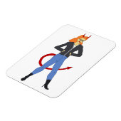 Magnet Flexible fille diable (Côté Gauche)