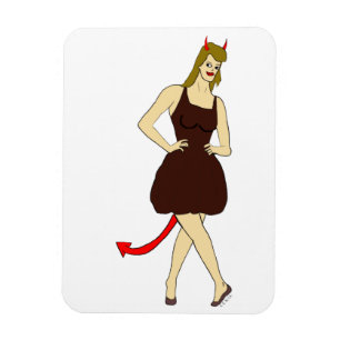 Magnet Flexible fille diable