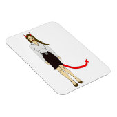 Magnet Flexible fille diable (Côté Droit)