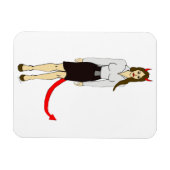 Magnet Flexible fille diable (Horizontal)