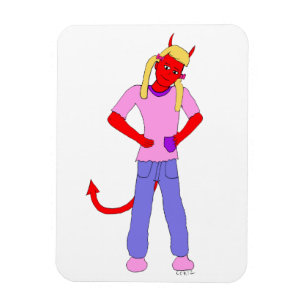 Magnet Flexible fille diable