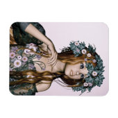 Magnet Flexible Fille du printemps (Horizontal)