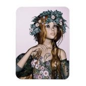 Magnet Flexible Fille du printemps (Vertical)
