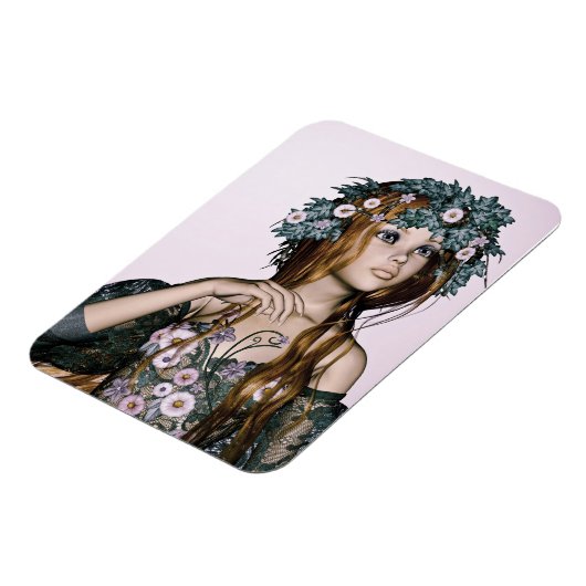 Magnet Flexible Fille du printemps (Côté Gauche)