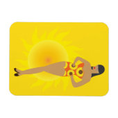 Magnet Flexible Fille en Bikini (Horizontal)