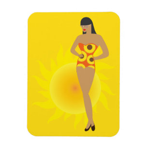 Magnet Flexible Fille en Bikini
