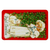 Magnet Flexible Fille Et Chat Contre Holly (Horizontal)