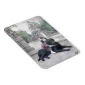 Magnet Flexible Fille et son chien (Côté Droit)