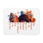 Magnet Flexible Fille forte Histoire noire forte Afrique (Horizontal)