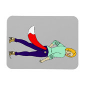 Magnet Flexible fille foy (Horizontal)