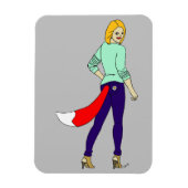 Magnet Flexible fille foy (Vertical)