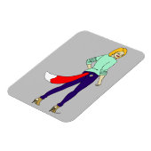 Magnet Flexible fille foy (Côté Gauche)