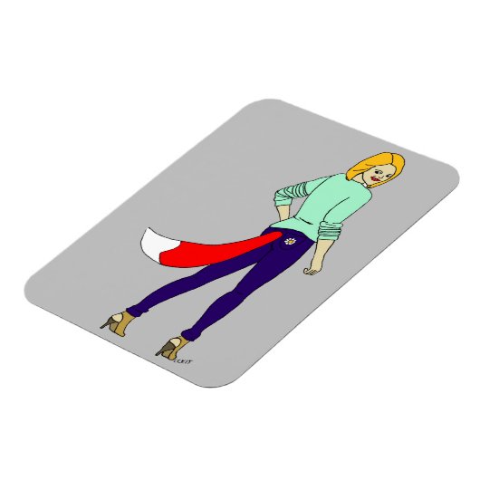 Magnet Flexible fille foy (Côté Gauche)