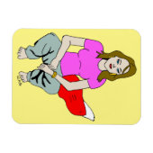 Magnet Flexible fille foy (Horizontal)
