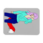 Magnet Flexible fille foy (Horizontal)