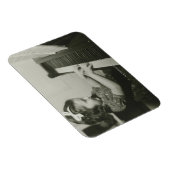 Magnet Flexible Fille Jouant Piano (Côté Droit)