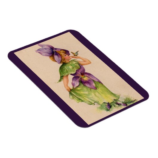 Magnet Flexible fille lilas (Côté Droit)