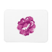 Magnet Flexible Fille, Pale Megenta, Santé Royale (Horizontal)