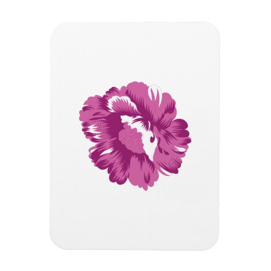 Magnet Flexible Fille, Pale Megenta, Santé Royale (Vertical)