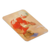 Magnet Flexible Fille sur le sable, Helene Schjerfbeck (Côté Droit)
