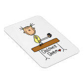 Magnet Flexible Fille sur poutre (Côté Droit)