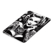 Magnet Flexible Fille tatouée alternative old school (Côté Gauche)