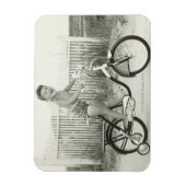 Magnet Flexible Fille vélo équitation (Vertical)