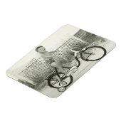 Magnet Flexible Fille vélo équitation (Côté Gauche)