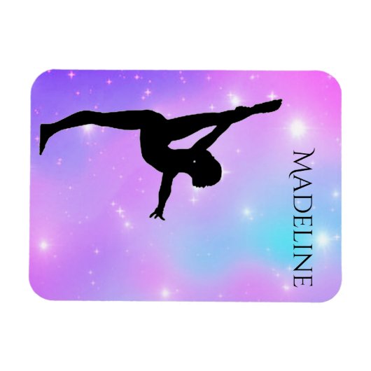 Magnet Flexible Filles pourpres (Horizontal)