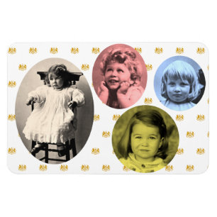 Magnet Flexible Filles royales britanniques avec armoiries