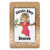 Magnet Flexible Filles Voyage Accessoire de vacances amusant pour  (Vertical)