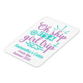 Magnet Flexible Filles Voyage Croisière Vacances Porte du navire (Côté Gauche)