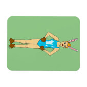 Magnet Flexible fillette (Horizontal)