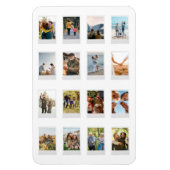 Magnet Flexible Film instantané personnalisé 16 Photo Collage (Vertical)
