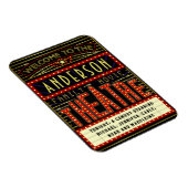 Magnet Flexible Film Theatre Marquee Home Cinéma | Nom personnalis (Côté Droit)