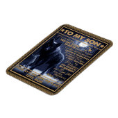 Magnet Flexible Fils d'amour| Lettre à mon fils Ne vous sentez jam (Côté Gauche)