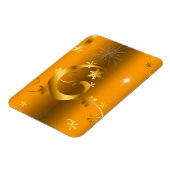 Magnet Flexible Fils d'or et étoiles Noël (Côté Gauche)